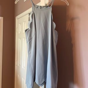 Scalloped Halter Top